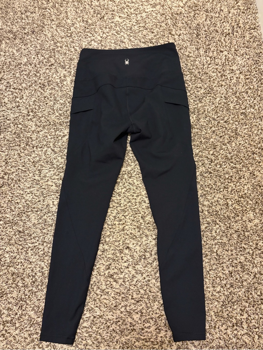 Spyder Black Active Performance Leggings - Picture 4 of 5
